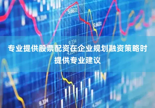 专业提供股票配资在企业规划融资策略时提供专业建议