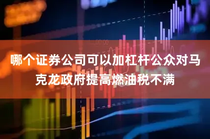 哪个证券公司可以加杠杆公众对马克龙政府提高燃油税不满